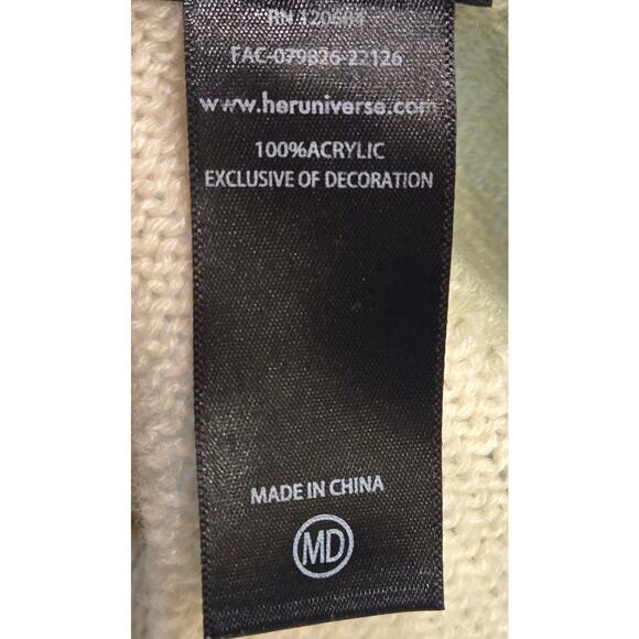 Her Universe My Neighbor Totoro Cardigan Sweater Anime Ghibli Patchwork Medium - Picture 8 of 11